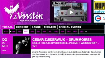 Cesar Zuiderwijk Drummoires ad Hilversum De Vorstin